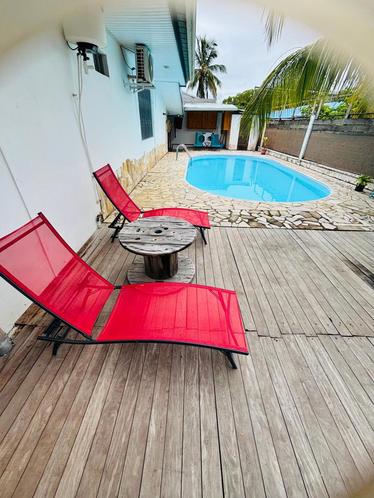 Sermie T2 Climatise Avec Piscine Kourou Exterior photo